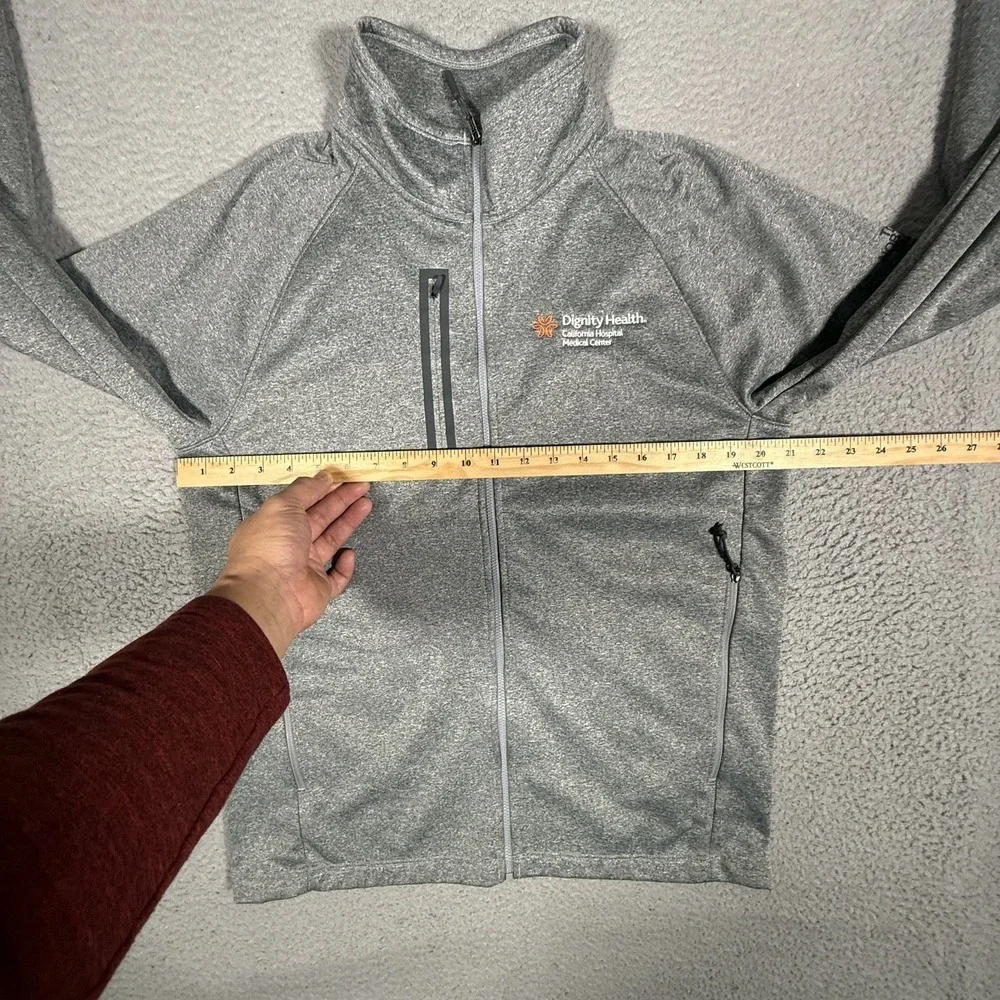 The North Face Sweater‎ Mens Medium Gray Full Zip Outdoor Pullover Casual Preppy